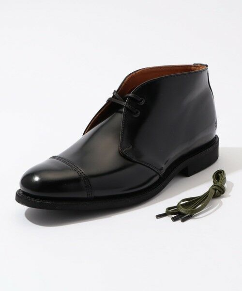 SANDERS ポリッシュドレザー チャッカブーツ 2676B （ブーツ（ショート