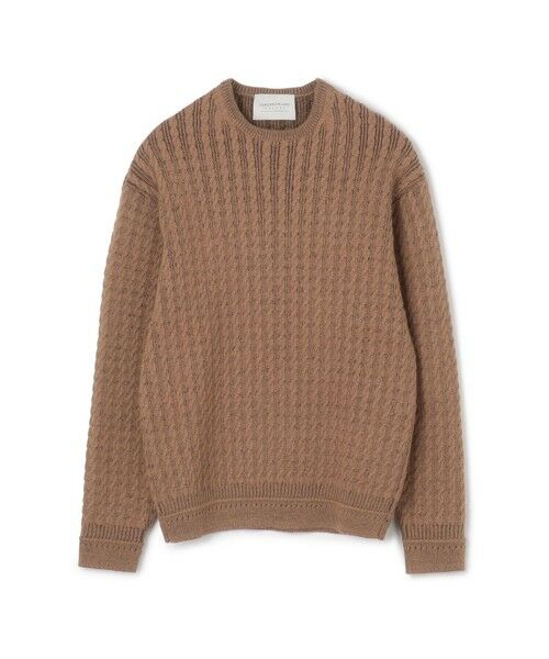 セール】 TOMORROWLAND tricot アルパカポリエステルケーブル クルー