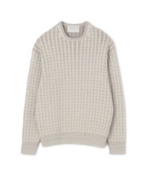 セール】 TOMORROWLAND tricot アルパカポリエステルケーブル クルー