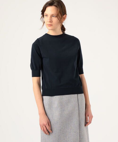 セール】 コットンポリエステル バックパールボタン2-wayプルオーバー