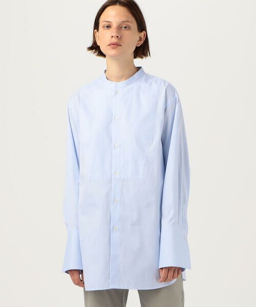 セール】 コットンオックスフォード ブザムシャツ （シャツ・ブラウス