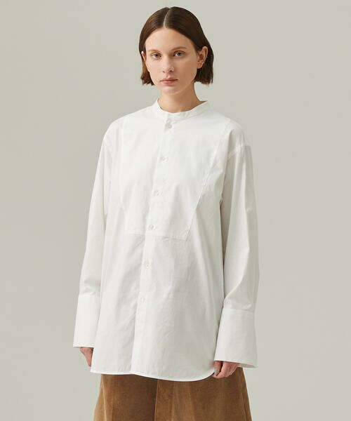 セール】 コットンオックスフォード ブザムシャツ （シャツ・ブラウス
