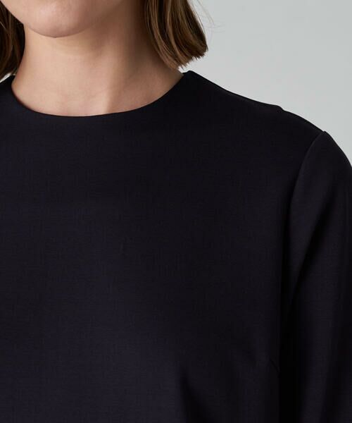 セール】 ニットコンビポンチ クルーネックワンピース （ミニ丈・ひざ