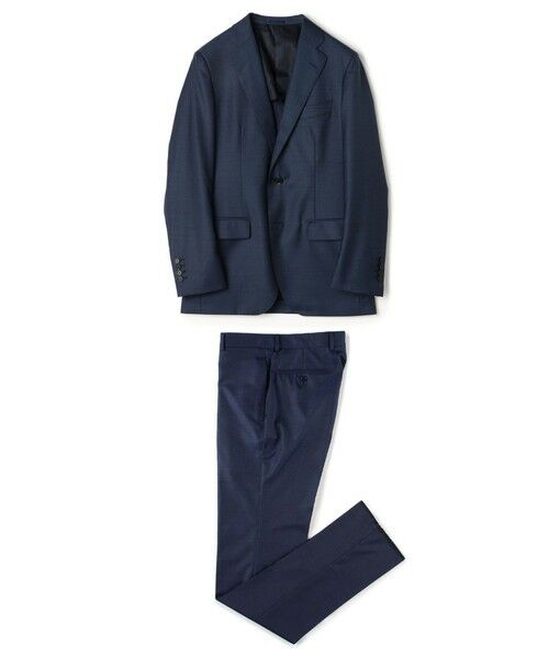 セール】 Super110'sウール シングルブレステッド2Bスーツ Canonico