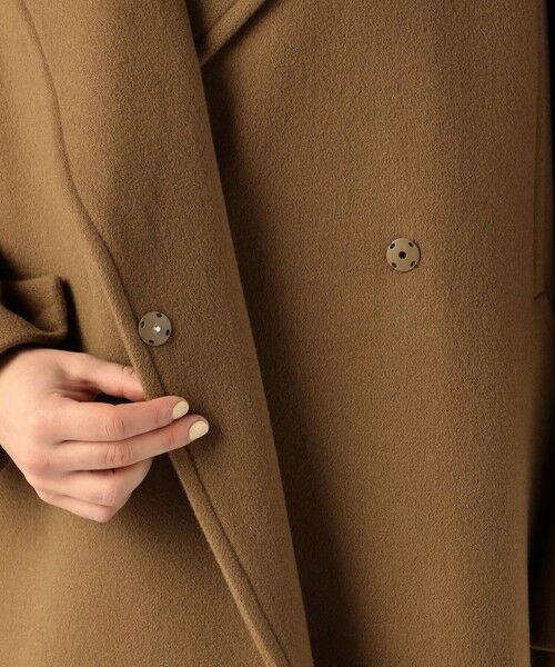 セール】 ウールカシミヤダブルフェイス ビックカラーコート （その他