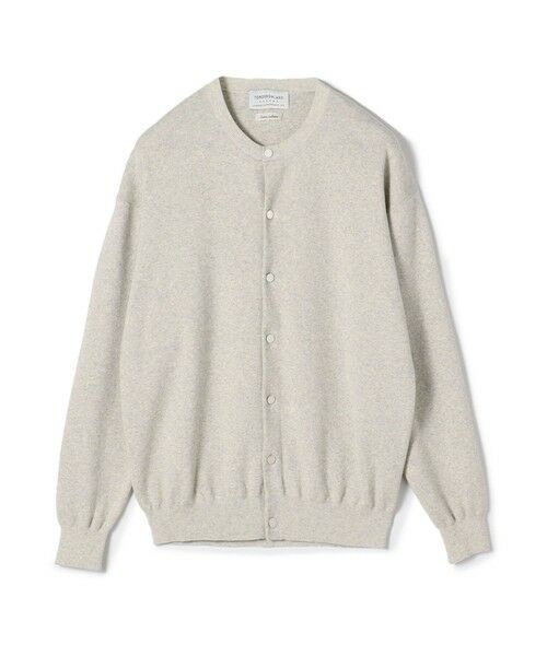 セール】 コットンカシミヤ クルーネックカーディガン （カーディガン