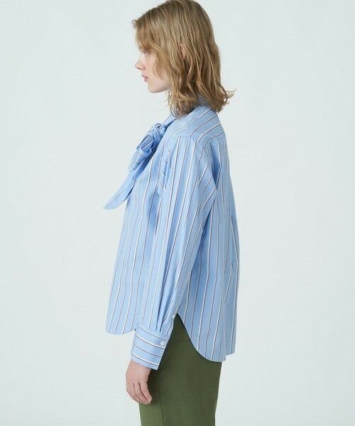 セール】 ファインブロード ボウタイブラウス （シャツ・ブラウス