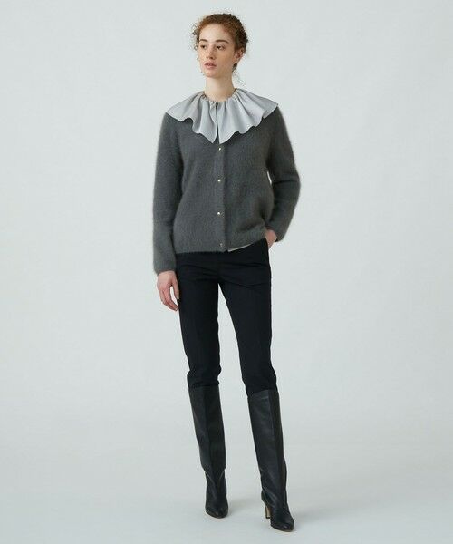 セール】 フラッフィーヤーン クルーネックカーディガン