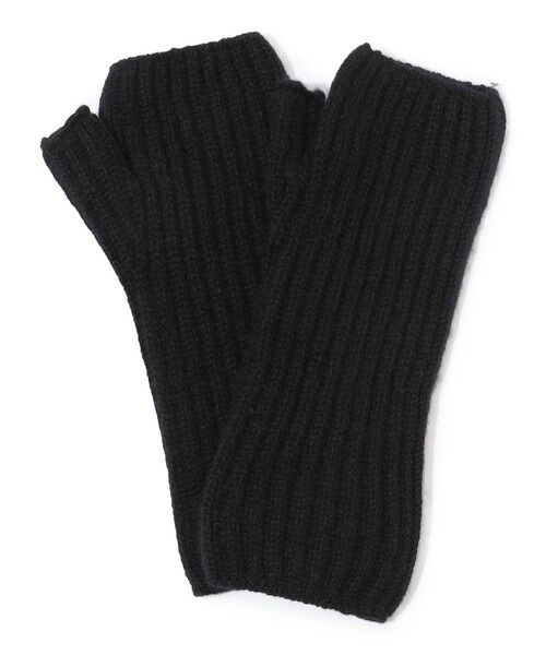 Johnstons of Elgin rib rist カシミヤ フィンガーレスグローブ （手袋