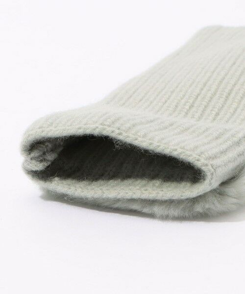 セール】 YVES SALOMON レッキスファーコンビグローブ （手袋