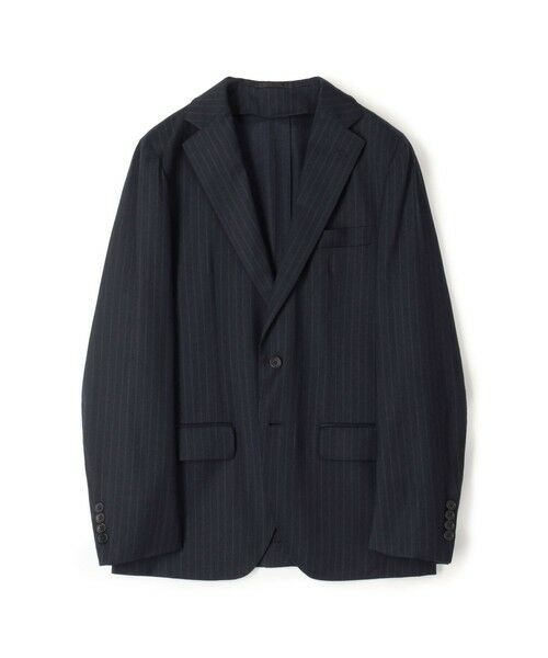 セール】 ストレッチサキソニー シングルブレステッド2Bジャケット