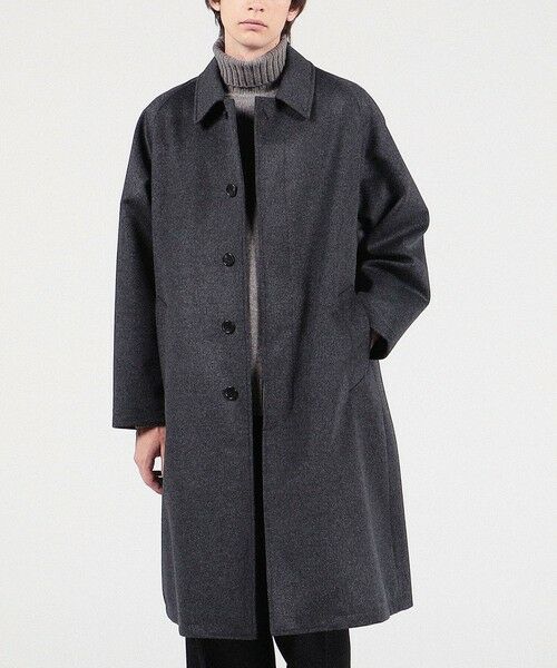 セール】 ウールカシミヤ ステンカラーコート （ステンカラーコート