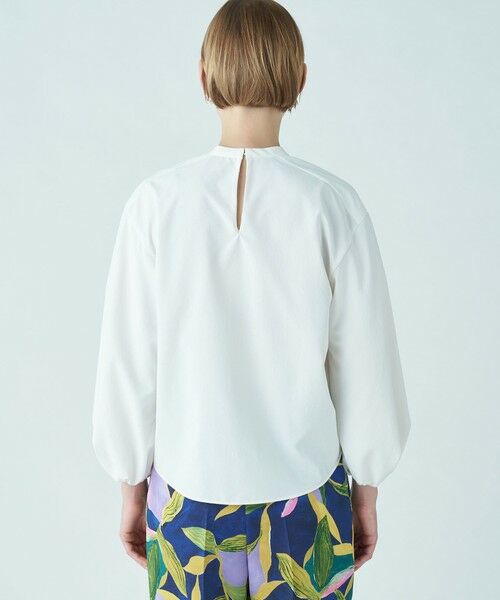 セール】 ポリエステルタイプライター ボリュームブラウス （シャツ