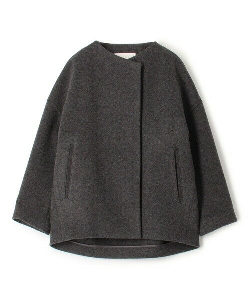 セール】 ウールナイロンベロア コクーンコート （その他アウター