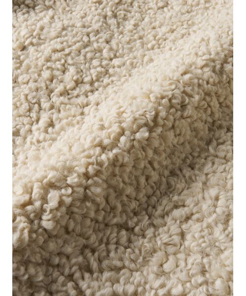 Everly】Poodle boa cape （その他アウター）｜three dots