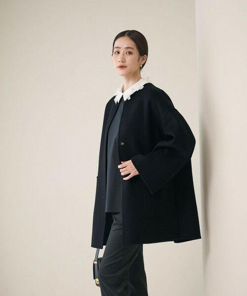 バイカラー リバー ミドルコート （その他アウター）｜UNITED ARROWS