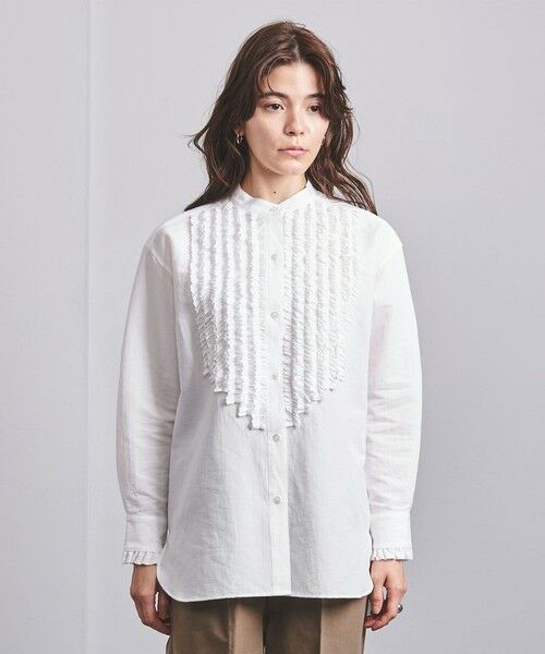 UGCS フリル スタンドカラー シャツ 3 （シャツ・ブラウス）｜UNITED