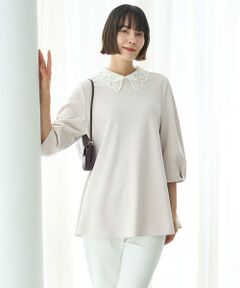 セール】 コットンシルククルーネックプルオーバー （シャツ・ブラウス