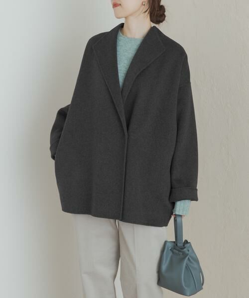 セール】 ウールリバーミドルガウンコート （その他アウター）｜URBAN