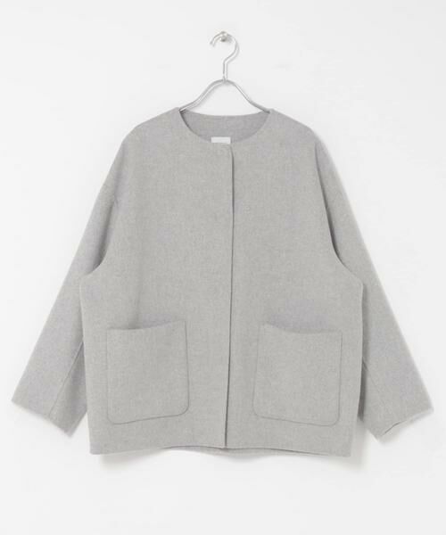 セール】 ウールリバーノーカーラミドルコート （その他アウター