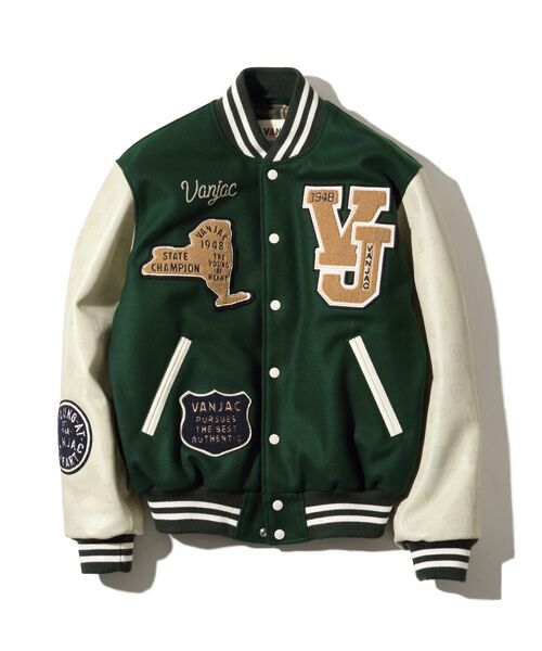 セール】 プレミアムスタジアムジャンパー＜モノグラム＞ （レザー