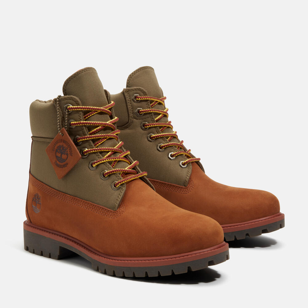 ヘリテージ 6インチ ウォータープルーフ ブーツ メンズ ｜【Timberland