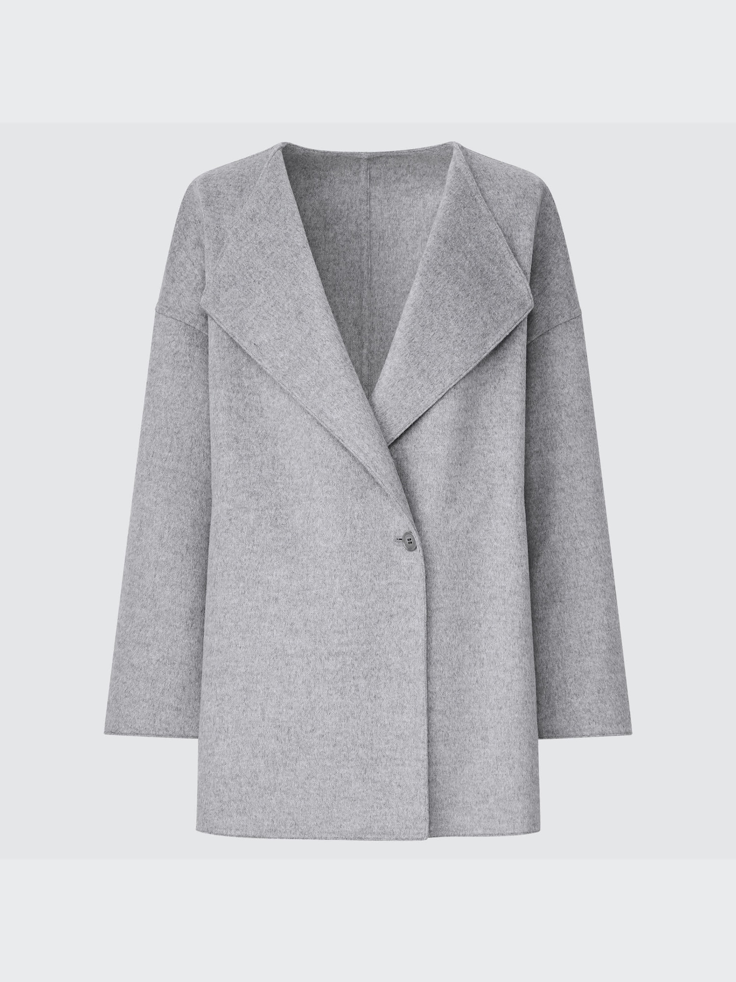 ユニクロ公式 | ダブルフェイスショートコート