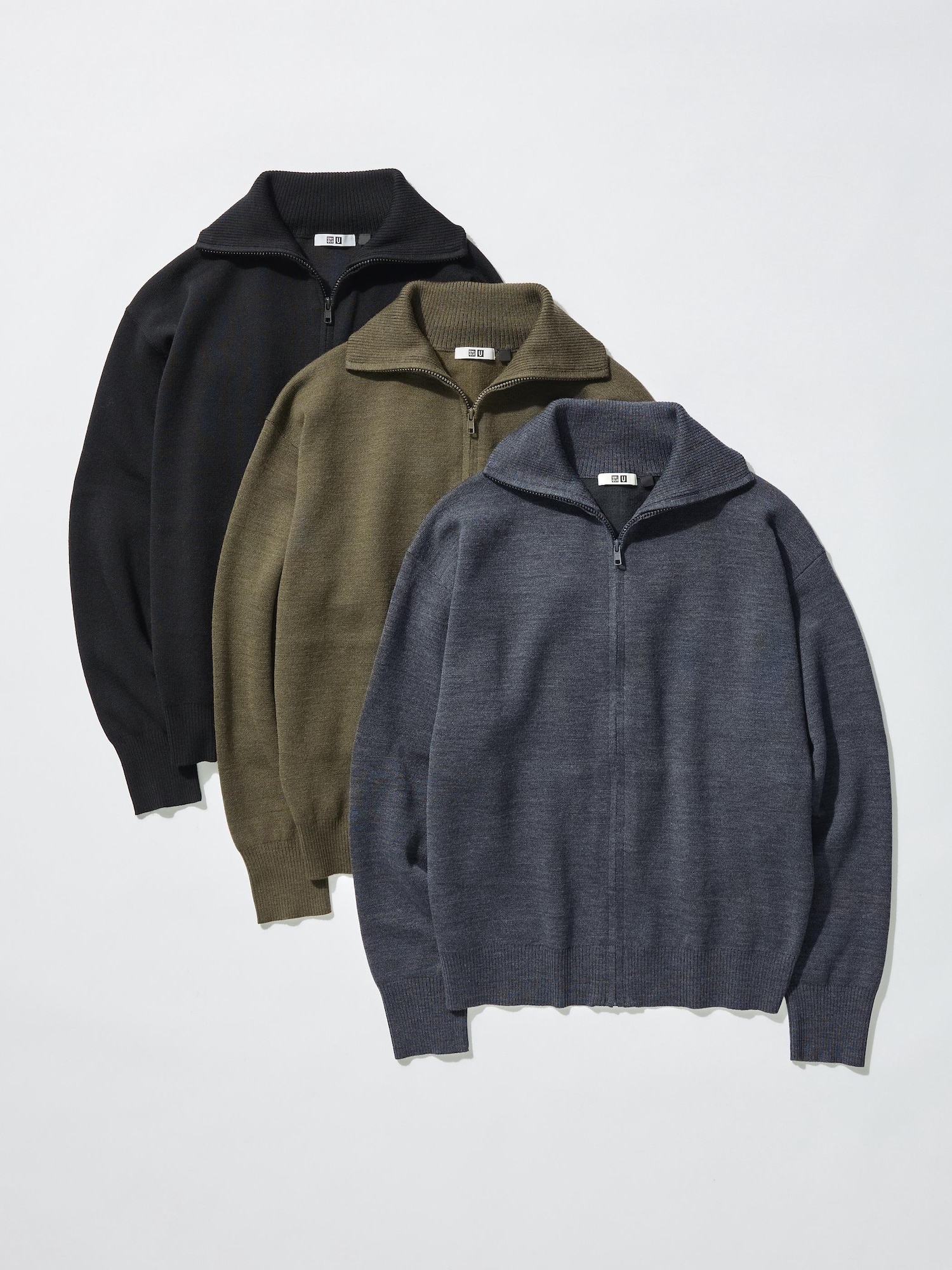 ユニクロ公式 | ダブルフェイスフルジップジャケット