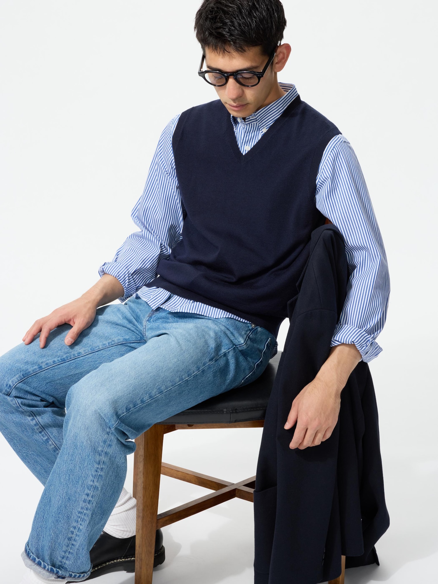 タートルネック ニット メンズ ネイビーの関連商品 | ユニクロ