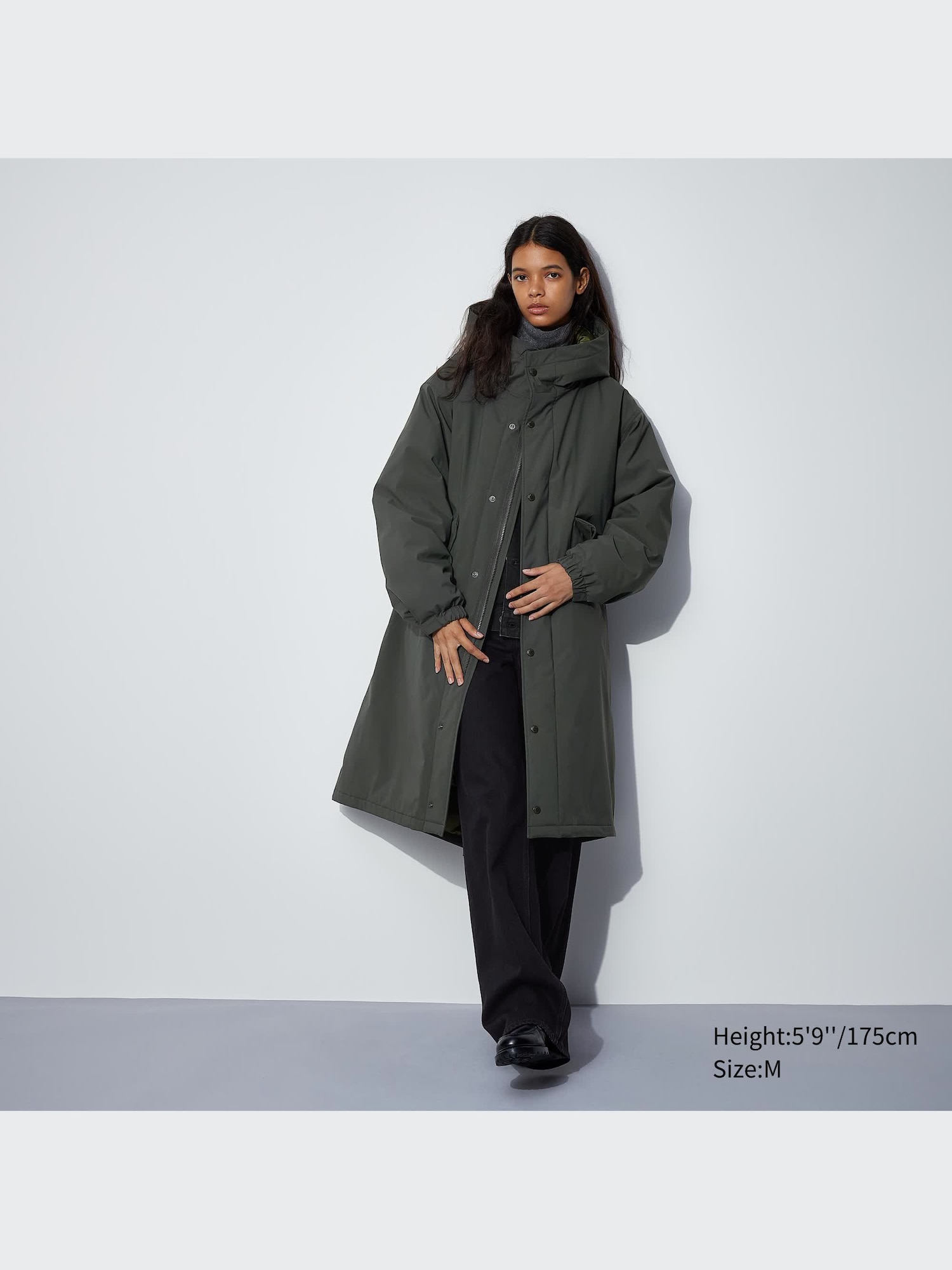 Men's Engineered Garments PUFFTECH Hooded Coat (HEATTECH) | UNIQLO AU