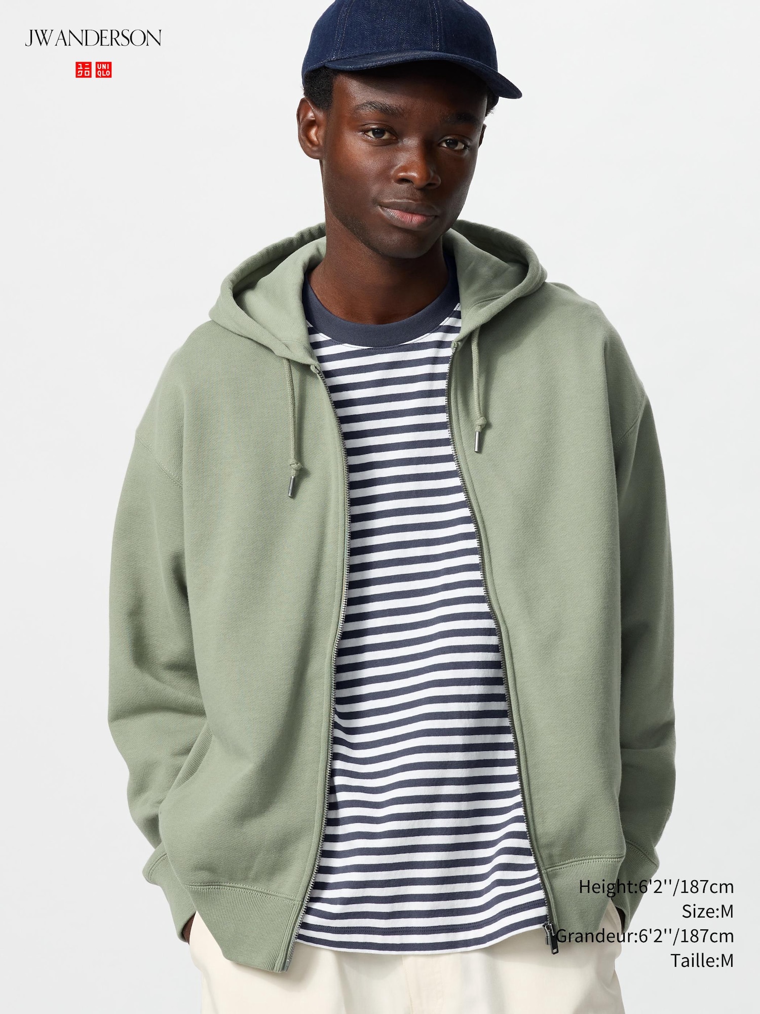Unisex SWEAT OVERSIZED FULL-ZIP HOODIE | UNIQLO CA