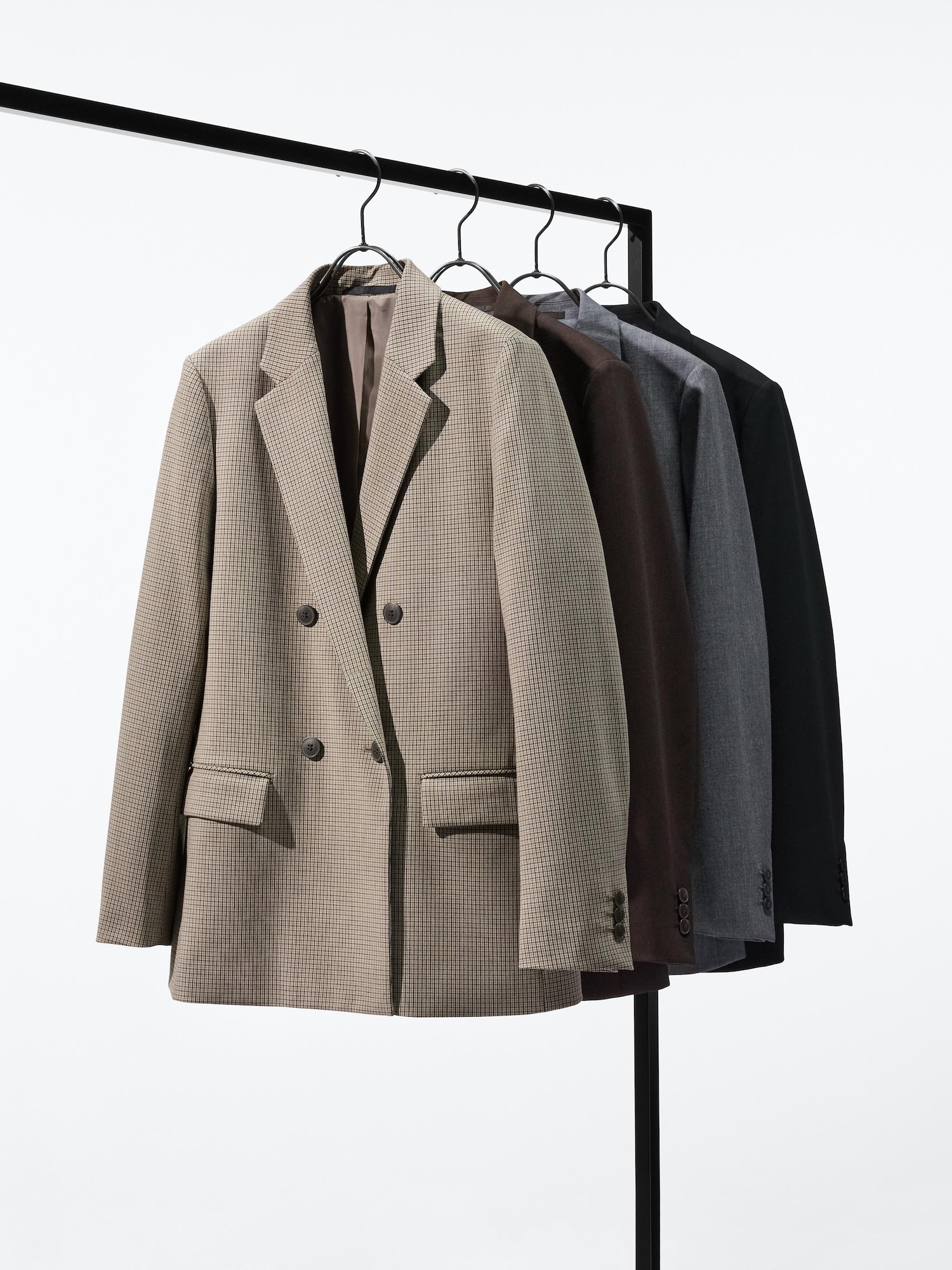 ユニクロ公式 | ダブルジャケット/チェック