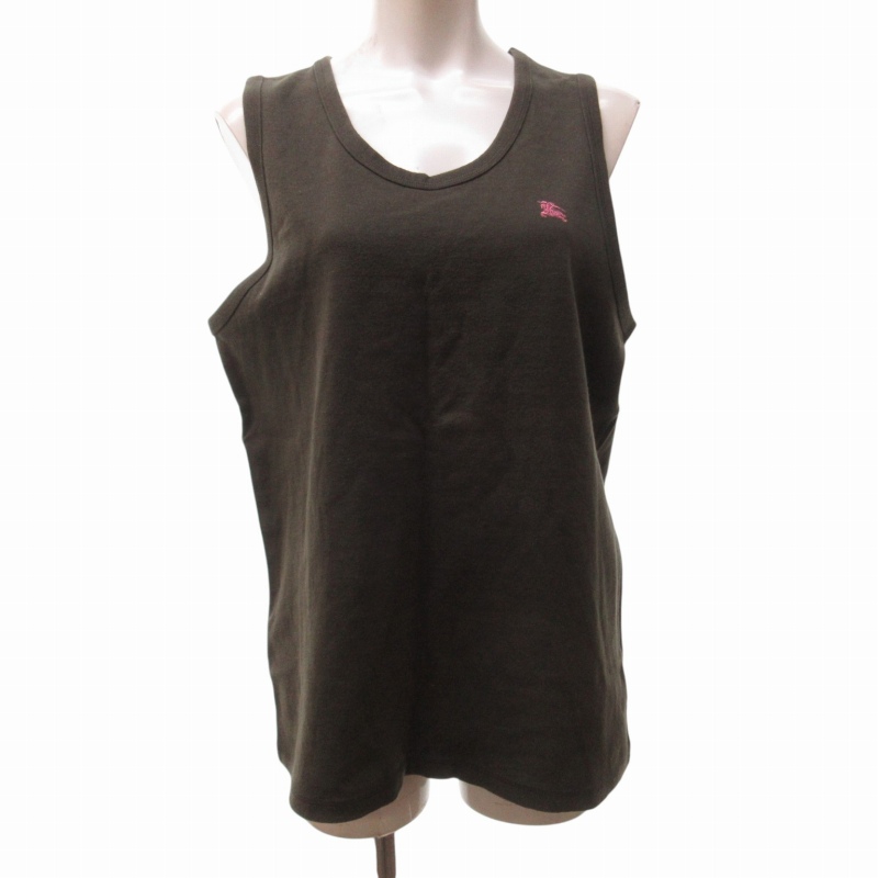 バーバリーブルーレーベル バックリボンキャミ ノバチェック ブラック