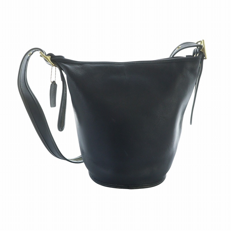 希少 タグ付 オールドコーチ バケツ型 USA製 ショルダーバッグ ライト