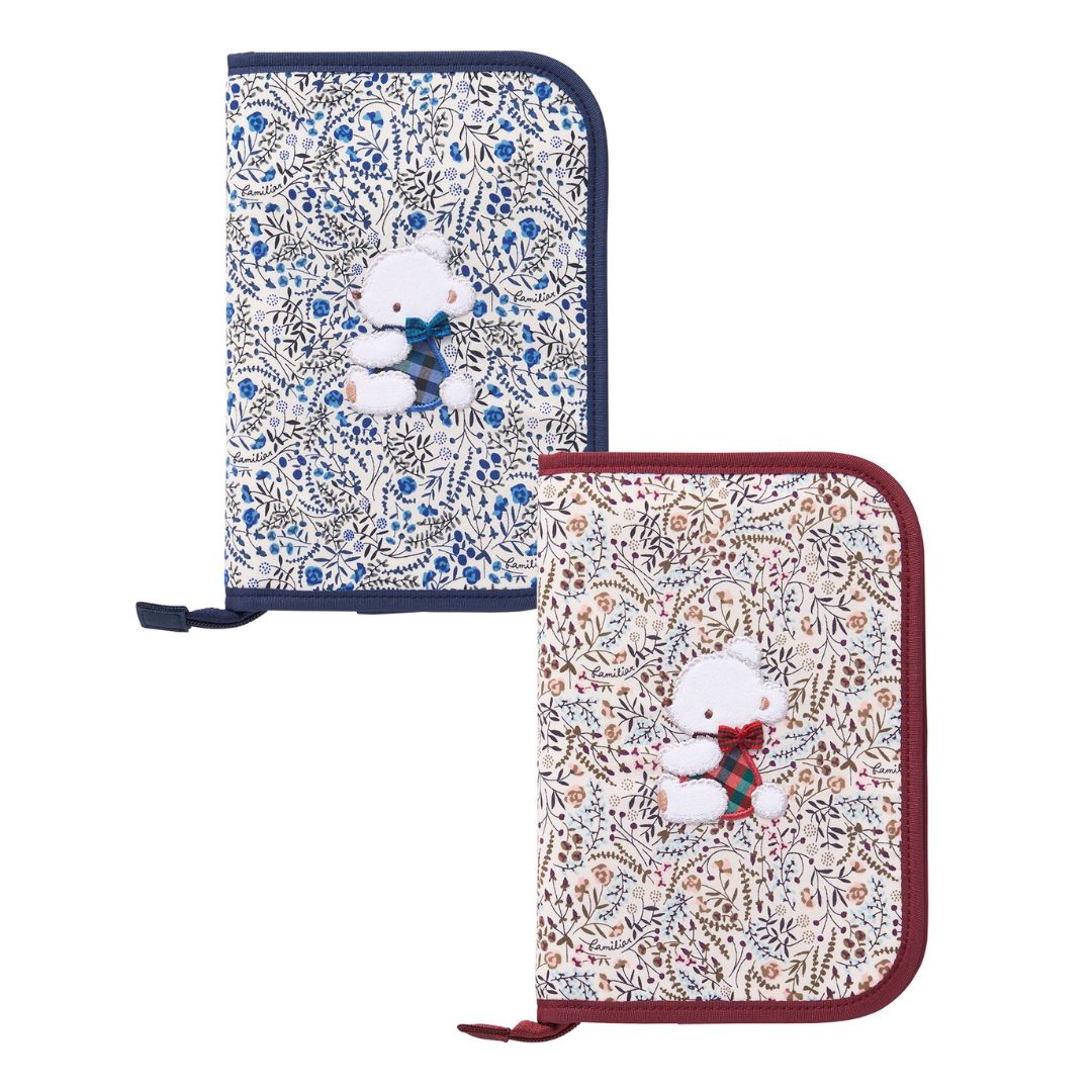 母子手帳ケース ネイビー キャラクター柄 フェイラー 楽天市場