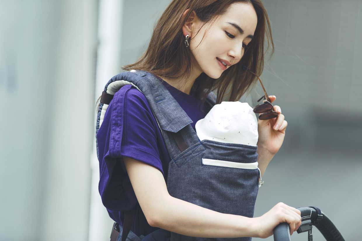 産後2週間から使える！【サン＆ビーチ】抱っこひも | VERY