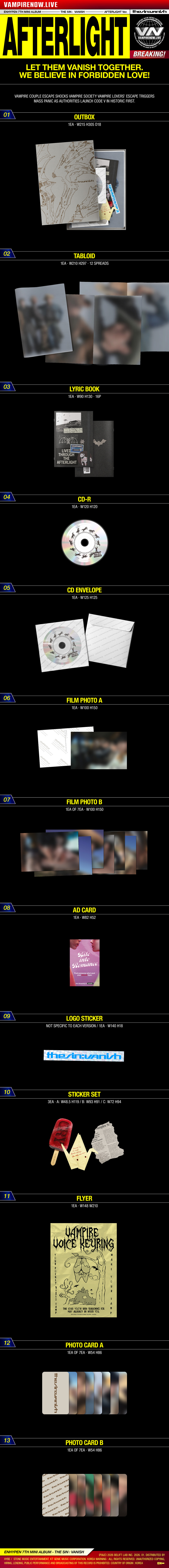 ENHYPEN [THE SIN : VANISH] 3ver. Set - KJCstar