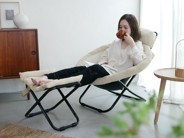 ひなたライフ 2way フォールディングチェア カーキグレー 2026年最新