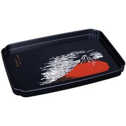 ヨドバシ.com - 中西工芸 和風カフェトレー 赤富士 和盆・北斎 774070