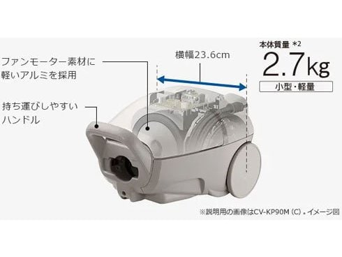 ヨドバシ.com - 日立 HITACHI キャニスター掃除機 紙パック式 かる