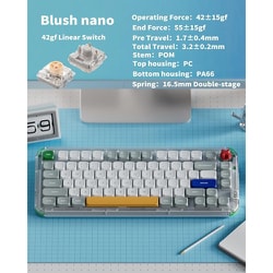 ヨドバシ.com - ニューフィ NuPhy Kick75 Hybrid-Profile カスタム