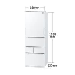 ヨドバシ.com - シャープ SHARP 冷蔵庫（457L・幅65cm・左右開き・5