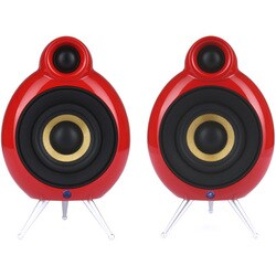 ヨドバシ.com - スキャンダイナ スピーカー ペア レッド The micropod