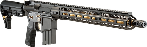 ゴールドのカラーリングが目を惹くオリジナルM4「東京マルイ MTR16 G