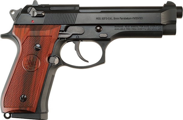 美しいローズウッドグリップを標準装備「ウエスタンアームズ ベレッタ