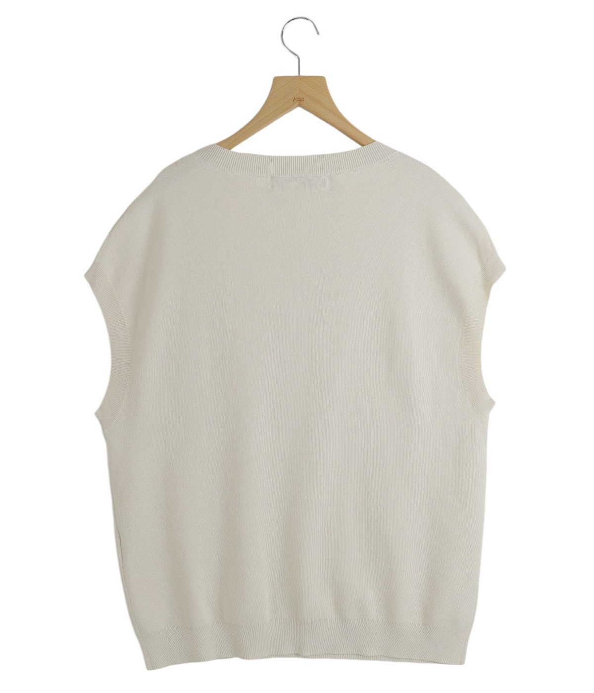 コットンカシミヤ クルーネックベスト | CABaN(キャバン) / トップス