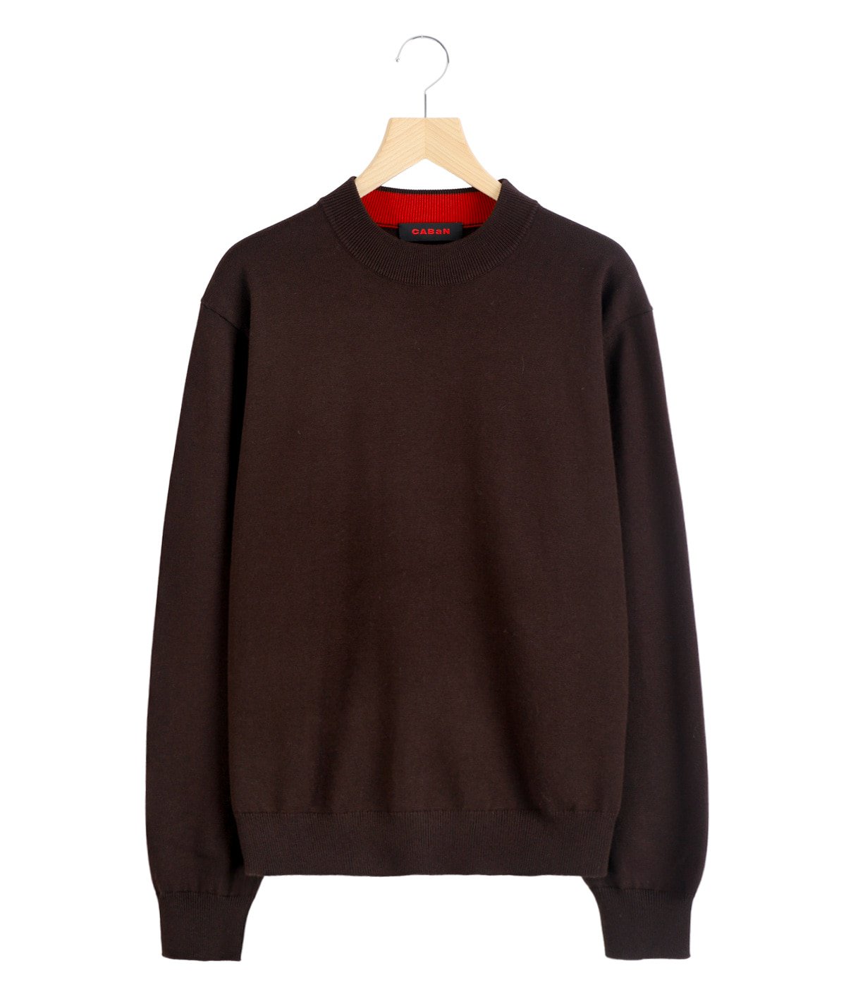 コットンカシミヤ プレーンモックネックプルオーバー | CABaN(キャバン