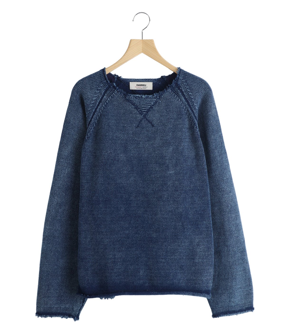 Vintage Washed Pullover Knit Sweater | DAIRIKU(ダイリク
