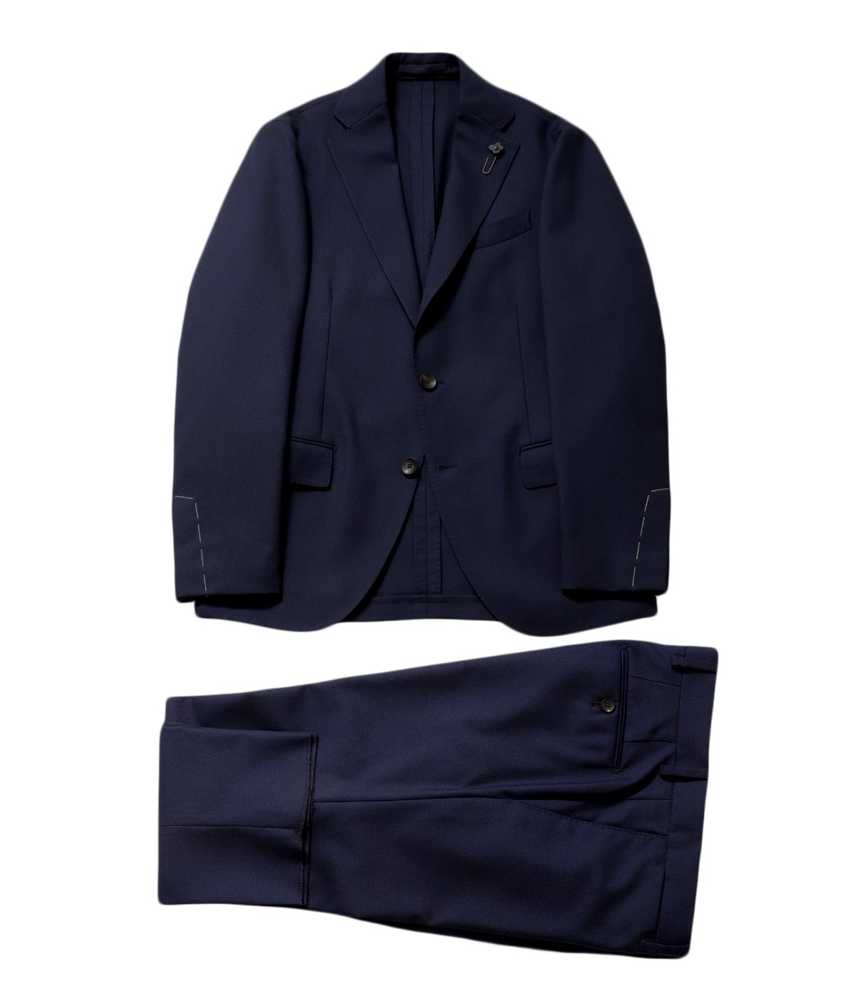 SUITS / wool polyester sarge A | LARDINI(ラルディーニ) / アウター