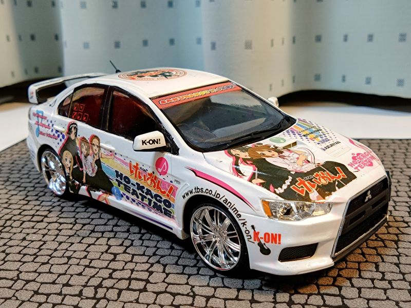 痛車#23》三菱ランサーエボリューションX【けいおん！】 | てぃーだ